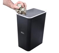 Générique Poubelle avec le couvercle de la presse, poubelle avec le dessus de presse,Poubelle top can |Pouchette de salle de bain, Top Waste Panier, Panier de déchets de poubelles minces modernes, Ré