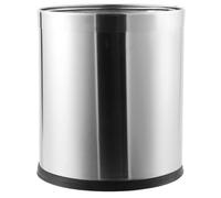 Générique Poubelle de 10l Robuste et Facile à Utiliser en Acier Inoxydable pour Bureau ou Présent Pratique, Cuisine ou Salle de Bain