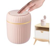 Générique Poubelle De Comptoir, Petite Poubelle De Presse À Déchets De Papier, Poubelles Créative Lumière Luxe Petite Poubelles Avec Couvercle Pour Chambre Salon Table D'appoint