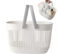 Générique Poubelle de douche, panier de douche pour dortoir | Panier de rangement avec poignées | Support de mignon, boîte de de salle de bain, seau de de dortoir avec trous pour salle de b