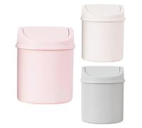 Générique Poubelle De Table Portable Avec Couvercle | Mini De Bureau Et Salle De Bain | Réutilisable pour Plan De Travail, Sdb, Chambre