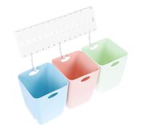 Générique Poubelle de Tri Sélectif Murale Petite Plastique Solide Installation sans Clous Cuisine Compacte et Organisation des Déchets Ménagers