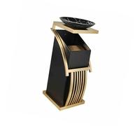 Générique Poubelle for fumer et éliminer les déchets, poubelle verticale en acier inoxydable, for espaces publics, pubs, clubs, restaurants (30 x 30 x 86 cm)(Color 1,Style 1)