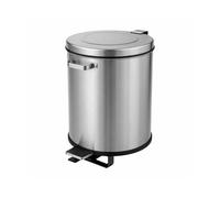 Générique Poubelle Inox à Pédale 100 Litres - Acier Inoxydable AISI 201