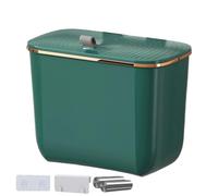 Générique Poubelle Murale - Poubelle de Cuisine avec Couvercle | Conteneur 70dL avec Sacs Composteur Compact Amovible,Accessoire Cuisine Pour Armoire Et Meuble