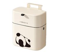 Générique Poubelle Murale - Poubelle De Porte D'armoire 9L | Poubellee De Comptoir De Cuisine Avec Couvercle, Poubellee De Porte D'armoire Anti-odeur, Récipient À Déchets Pour Salle De Bain, manger