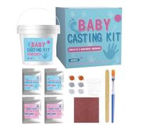 Générique Poudre pour Empreinte Main - Kit de Création d'Empreinte de Pied pour Enfant | Poudre de Fixation pour Empreinte - pour Salon Salle de Jeux Anniversaire Fête Maison Famille