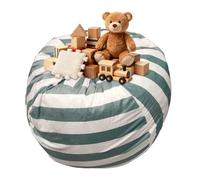 Générique Pouf Animal en Peluche - Chaise Organisateur Zippée pour Poupées Peluches - Pouf Siège Porte-Jouets - pour Salle De Classe Salle De Jeux Salon Chambre De Bébé Chambre D'Coin Lecture