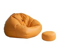 Générique Pouf Couverture, Pouf Paresseux en Velours, Fauteuil Poire Confortable pour Salon, Canapé Poufs sans Remplissage, Housse De Poufs Rembourrée (A,120x140cm)