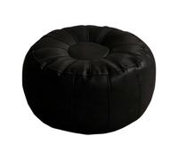 Générique Pouf Ottoman Cover PU Pumpkin Shape Cushion Footrest