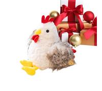 Générique Poulet En Peluche Interactive Sensorielle Et Sûre | Jouet En Peluche En Forme De Poulet Idéal Pour Filles Anniversaire Maison Intérieur Lit