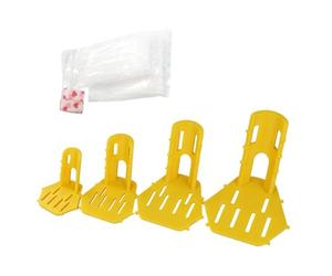 Générique Poultry Leg Splint, Reusable Brace Kit, Duck Leg Support with Comfortable Design, Farm Coop Care for Injury Recovery, Poultry Health Set, Brace for Injury Recovery Use 3.23x3.39 inch