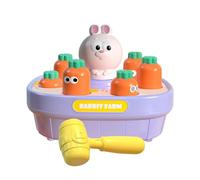 Générique Pounding Toy, Whack Mole Game, Interactive Frog Piece, Chicken Cartoon Hammering Gear, Early Learning Equipment, Activity Category, Mini Bright Set for Home School