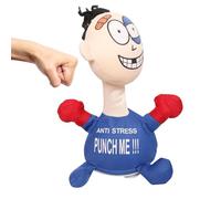 Générique Poupée en Peluche Anti-Stress Punch Me, poupée au Toucher Confortable, Punch Me pour soulager Le Stress,poupée d'évent émotionnel (Bleu)