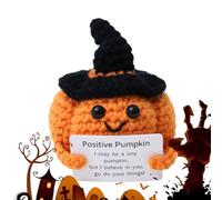 Générique Poupées Au Crochet pour,Figurines Crochet Inspirantes | Ornement Main Tressée pour Table de Chevet Bibliothèque, Forme Abeille Potiron