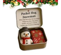 Générique Poupées de Noël - Ornements En Feutre Pour La Décoration De Noël,Cartes De Motivation Et D'Inspiration,pour Femmes Hommes Ami Petit Ami Collègues Adultes Pâques