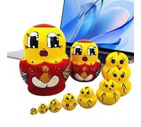 Générique Poupées Russes Gigognes - Modèle en Bois Peint à la Main | Poupées en Bois Russe Faites À La Main | pour Présentoir, Chambre À Coucher, Chambre d'enfant, Centre De Table pour Fêtes Et