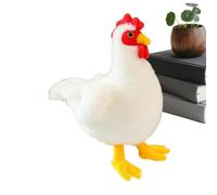 Générique Poupon Poulet en Peluche - Douce Décoration d'Intérieur,Figurines de Bureau en Peluche d'animaux | pour Adultes Salon Chambre Canapé Voyage Cadeau Fête Saint-Nicolas