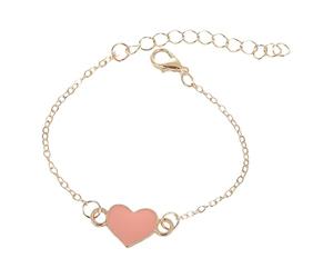 Générique Pour 8 Perle Bijoux et tendance en de cœur, orné d'un cœur à l'huile de pêche tricolore : un bijou personnalisé, à la fois doux et élégant. Bracelets Choix Perle Cadeau Noir Anneaux