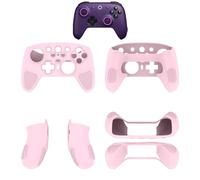 Générique pour 8bitdo Ultimate 2 Étui de Protection en Silicone Souple, Anti-Chute et Anti-Poussière, pour Manette de Jeu sans Fil Ultimate 2, Couleur Unie et Minimaliste. (Rose)