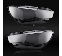 Générique Pour A6 C7 2015-2018 Couvercle D'objectif De Phare Avant Voiture Abat-jour Lampe En Verre Capuchons Coque Auto Transparent Abat-Jour(Pair)