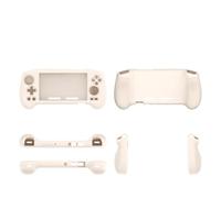 Générique pour Anbernic RG556 Housse De Protection en Silicone pour Console De Jeu RG556 Protection Contre Les Chutes Accessoires Simples Couleur Unie (Blanc)