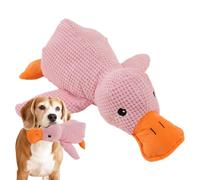 Générique pour Chiens Canard pour Grands Chiens, pour Canard grinçant | pour Chiots grinçants | Jouet pour Chien pour Petites, Moyennes et Grandes Races, en Peluche Mignon avec couineur Doux, Joue