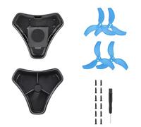 Générique pour DJI Avata 2 Paddle Organizer Propeller Protective Case Drone Propeller Carrying Case Accessoires (Organisateur+hélice Bleue)