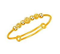Générique Pour Élastique Bracelet Messages Breloques Anneaux Bracelet Suitable As A Birthday For Your Bijoux Largeur Cadeau 8 Anneaux (Gold, One Size)