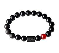 Générique Pour Empilable Pour Bracelet Anneaux Bracelets Élastiques Du Stress Perles De Yoga Bracelet D'anxiété Réglable Bracelet Messages Bracelet Maman Bracelets Anneaux (I, One Size)