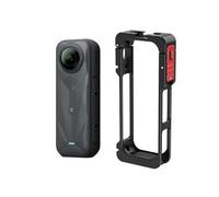 Générique pour Insta360 X5 Étui de Protection en Alliage d'Aluminium, Adaptateur Multifonction Magnétique à Dégagement Rapide, Support d'Extension pour Caméra Sport 360X5, Cadre Métallique