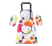 Générique Pour La Cuisine | Bavette Imperméable Ajustable Avec Manches - Pour La Peinture | Pour Garçons et Filles de 2 à 12 Ans pour la Cuisine la Pâtisserie l'École et la Maison