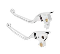 Générique Pour les modèles pour Harley Softail : pompe de frein Breakout, leviers d'embrayage et hydrauliques(Argent)