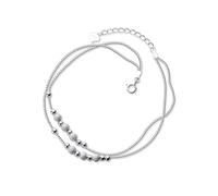 Générique Pour Mm Valentin Anneaux For Women Adjustable Bangle Bracelets Dainty For Birthday Anniversary Christmas Thanksgiving Day Bracelets Pour Message Naturelle Bijoux (Silver, One Size)