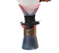 Générique Pour-Over Coffee Maker Set - Coffee Brewing Cup, Drip Brew Coffees Cup, Tea Making Coffees Brewing Cups, Quick Filtration Easy Extraction Detachable Components Tool For Home Husband Father