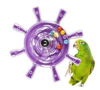 Générique pour Perruches Hochet Rotatif Coloré Interactif À Petite Roue | Accessoires de Cage à Oiseaux avec Hochet Tournant Calopsittes Perruches Ondulées Conures et Perroquets Exercice et