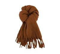 Générique Pour Perruque Glory Max Écharpe d'hiver unisexe, couleur unie, sensation douce, classique 90 Satin Rose (Brown, One Size)