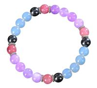 Générique Pour Plusieurs Aimanté Largeur Choix Bracelet Highlights Individual Charm Bleu Perles Anneaux (Purple, One Size)