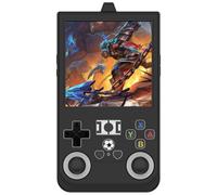 Générique pour R36 Max Étui de Protection Portable en Silicone, Protection Contre Les Chutes, Housse Anti-Rayures, Console de Jeu Portable R36 Max, Coque Souple et Durable. (Noir)