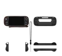 Générique pour Retroid Pocket 5 Coque de Protection en Silicone Anti-Rayures et Anti-Chute, Coque Souple Couleur Unie pour Console de Jeu Retro Pocket 5. (Noir)