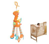 Générique pour Siège Auto | Mignon Jouet d'Éveil Crépitant et Grinçant - Peluche Musicale Berceau avec Carillons et Textures Sonores Créatives pour Voyage Nuit Lit Bébé