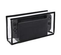 Générique pour Switch 2 Coque de Protection Intégrale en TPU Anti-Poussière et Anti-Chocs Étui Vertical Console de Jeu pour Switch 2 Housse Transparente Anti-Poussière, Accessoires (Transparent)