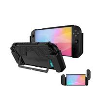 Générique pour Switch 2 Étui de Protection Portable en TPU Demi-Coque Anti-Chute, Anti-Rayures, Antidérapant, Console de Jeu pour Switch2, Coque Souple Compatible avec Base (Noir)
