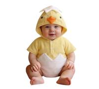 Générique Poussin Pâques Déguisement Bébé Garçon Fille Tenue De Pour Barboteuse Nouveau-Né Costume Combinaison Enfant Carnaval Oeuf 12-18 Mois Cadeau Paques