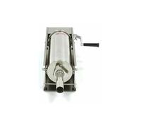 Générique Poussoir à Saucisses Manuel Horizontal 7L - Acier Inoxydable - 4 Tubes Inclus - 2 Vitesses - Idéal pour Charcuteries et Traiteurs