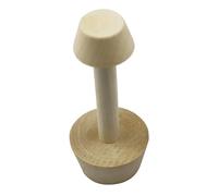 Générique Poussoir à Tartelettes en Bois Double Tête Pilon à Pâtisserie Manuel pour Moule à Tarte aux Œufs Outil de Cuisson Précis pour Fonds de Tarte Adapté aux Mini-muffins