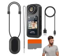 Générique POV Camera, Hands- Thumb Action Camcorder, Compact HD Sports Camera, 180° Wide-Angle Lens, 2.7k High-Resolution Video, Travel Pet Walking Baby Cycling, 2.56x0.98x0.98 inches