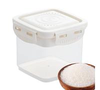 Générique Powdered Sugar Container,Brown Sugar Saving Jar | Airtight Food Storage Container Pantry Kitchen Organisation Canisters, Stackable Air Tight Pantry Storage Containers For Candy, Seasoning