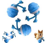 Générique Power Tail 2.0 Dog Toy, Power Tail Dog Toy, Motion Activate Rolling Ball, Interactive Toys for Aggressive Chewers, Automatic Rolling Ball Toys for Puppy/Small (Blue,3PCS)
