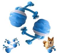 Générique Power Tail 2.0 Dog Toy, Power Tail Dog Toy, Motion Activate Rolling Ball, Interactive Toys for Aggressive Chewers, Automatic Rolling Ball Toys for Puppy/Small (Blue,2PCS)